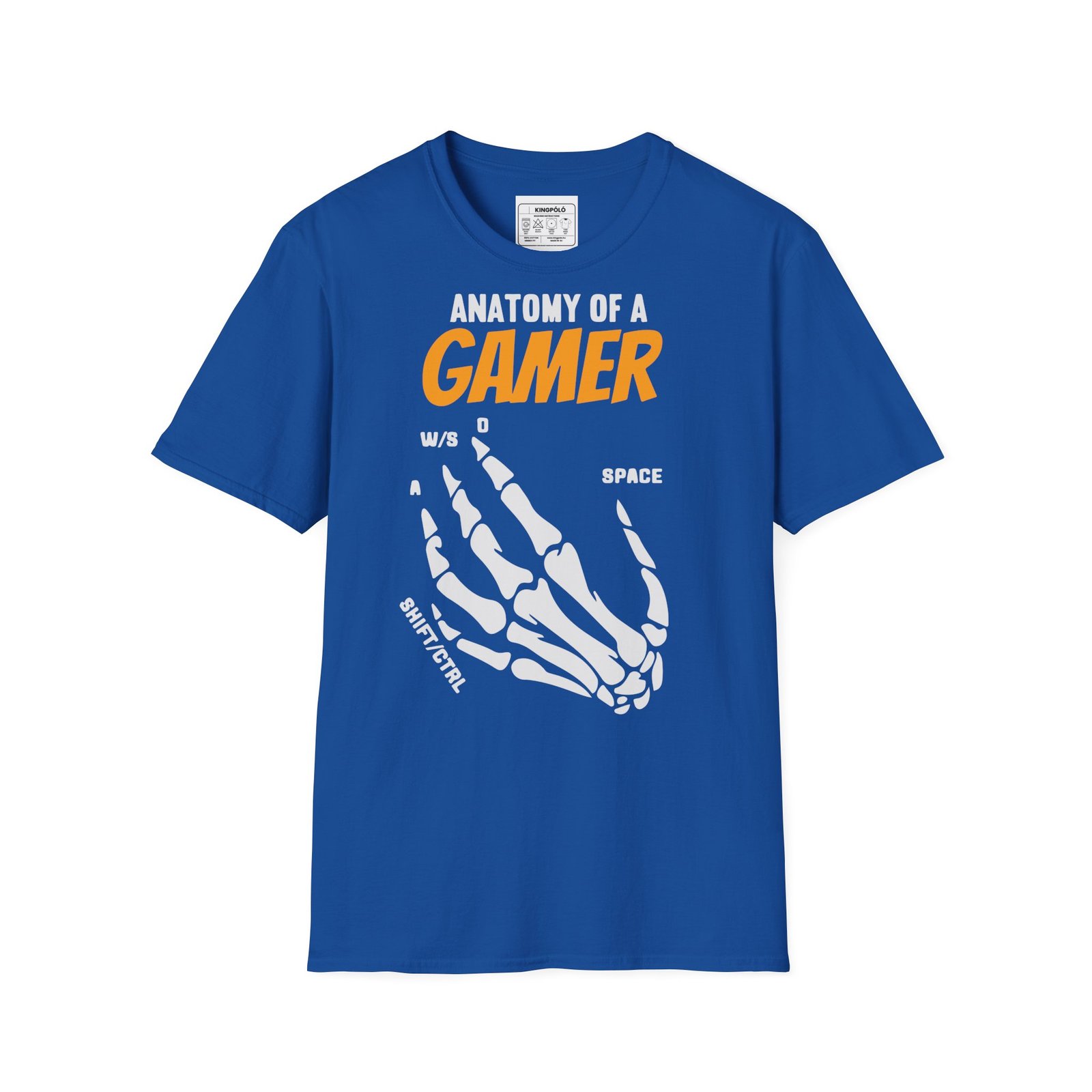 Anatomy of a Gamer – Skeleton Hand Gaming Shirt - Gamer Póló - Image 11