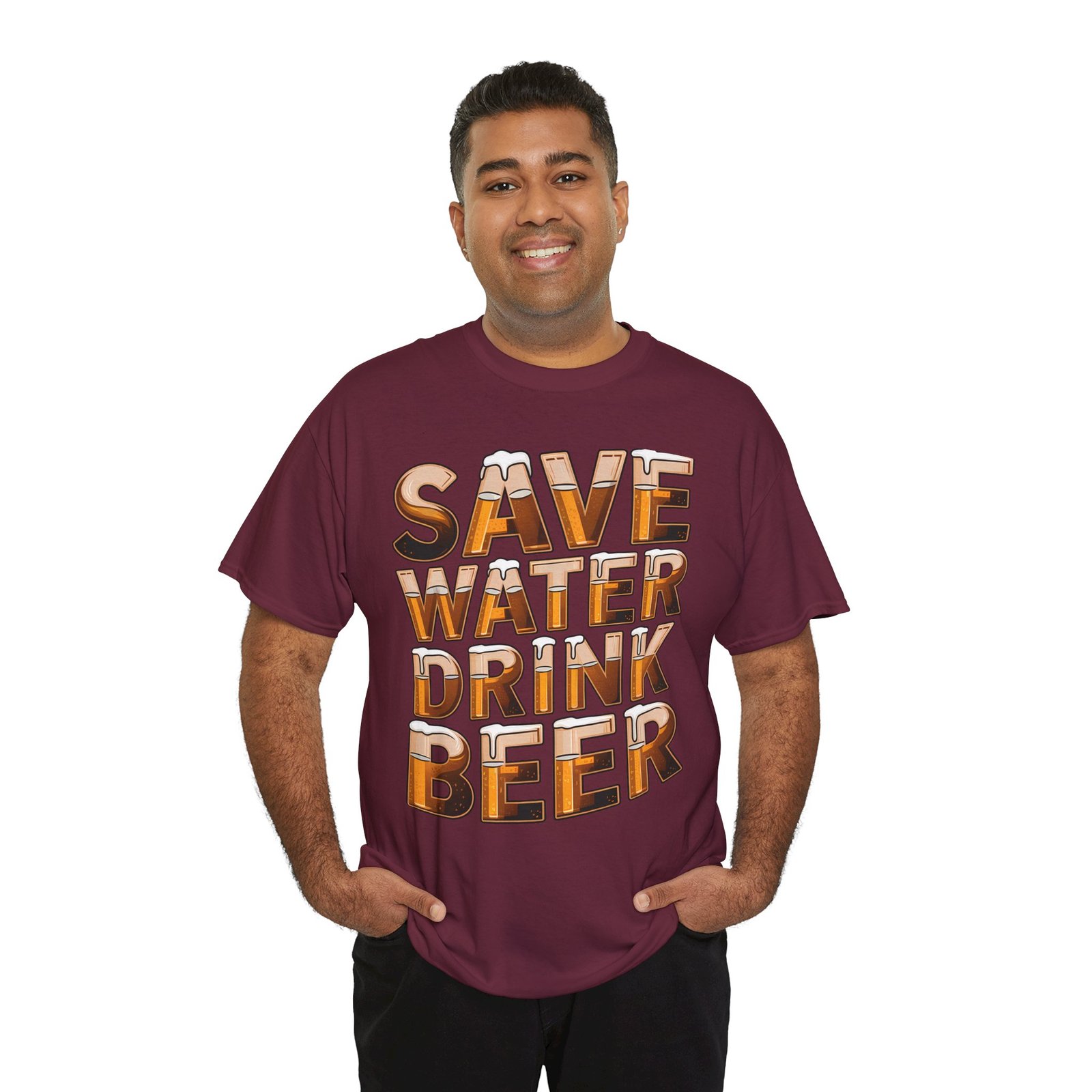 Save Water Drink Beer Unisex Tee - Image 9