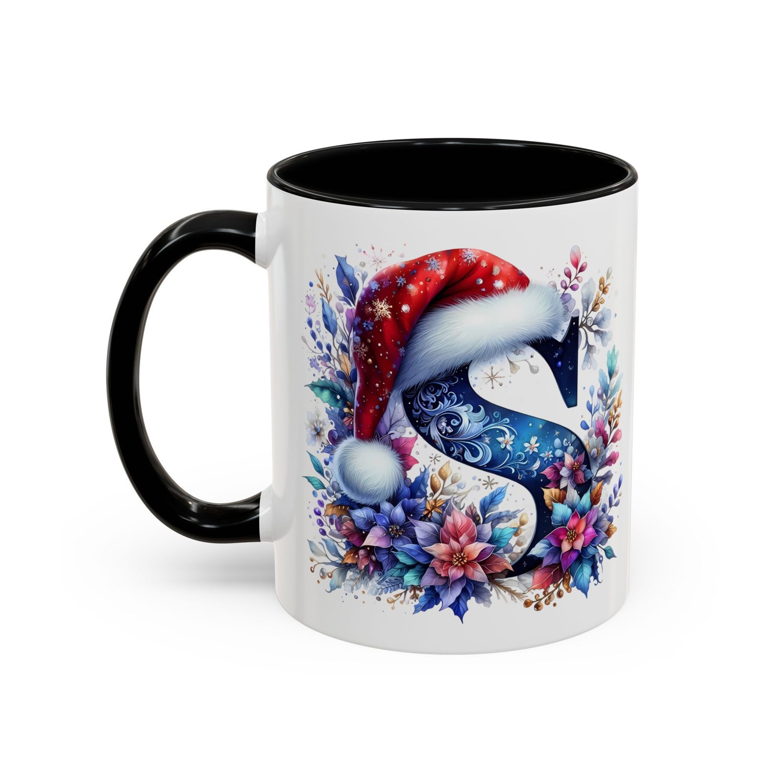 🦌 🎄 Karácsonyi Bögre – S betű | Téli Kollekció - Image 4