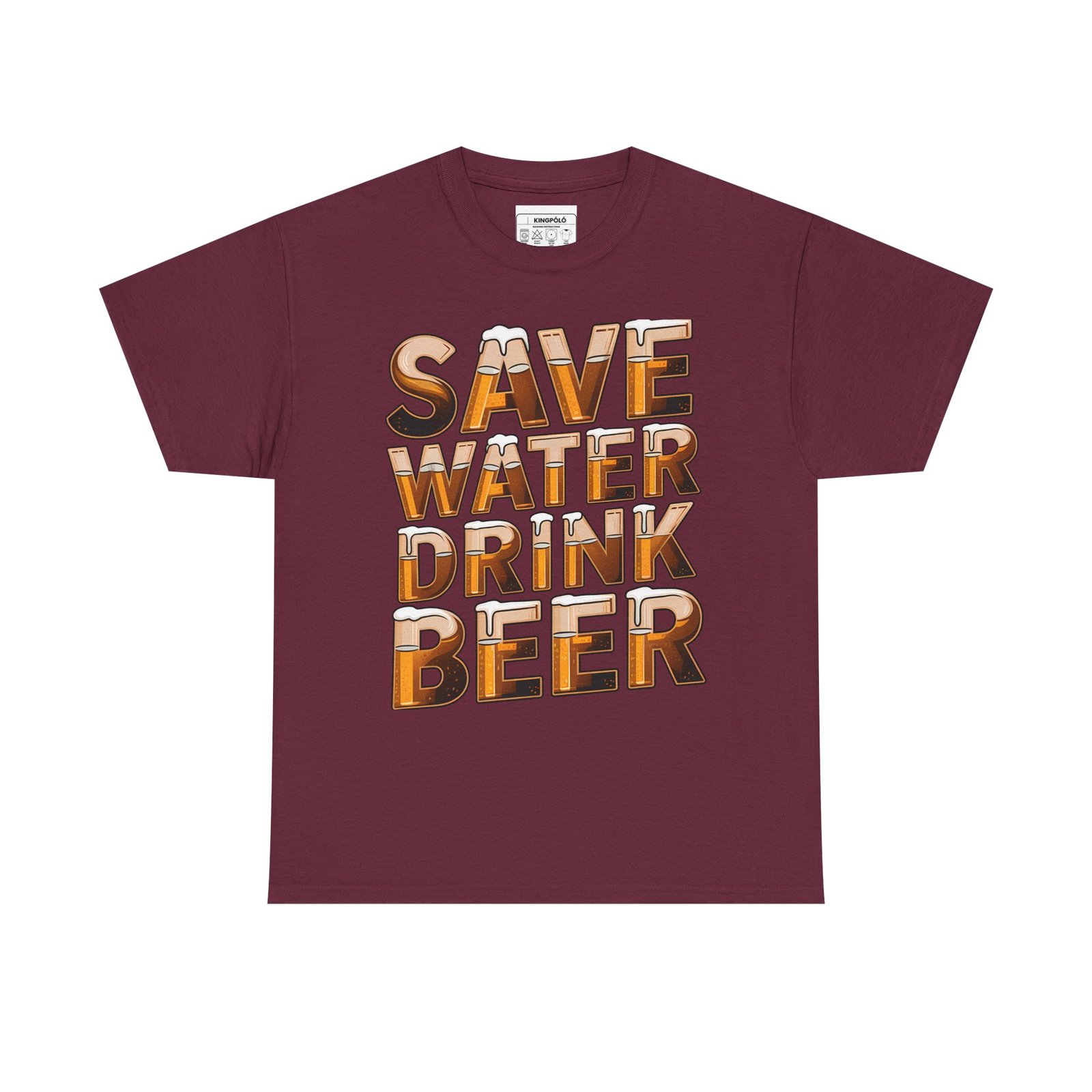 Save Water Drink Beer Unisex Tee - Image 6