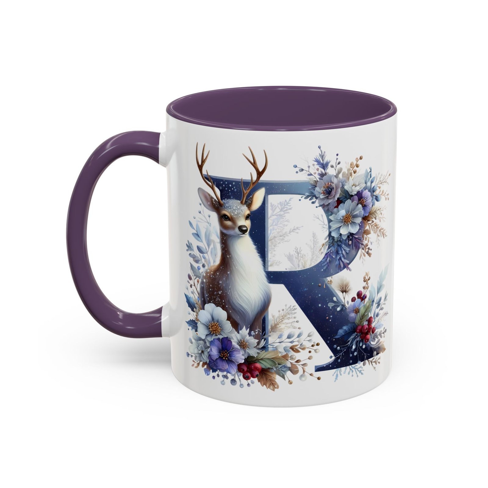 🦌 🎄 Karácsonyi Bögre – R betű | Téli Kollekció - Image 10