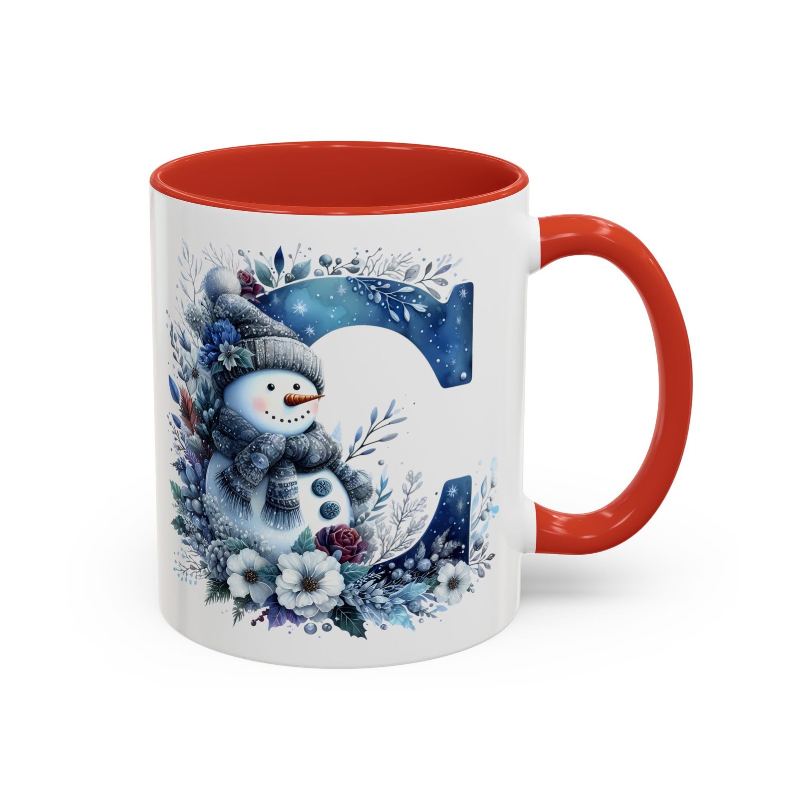 🦌 🎄 Karácsonyi Bögre – C betű | Téli Kollekció - Image 11