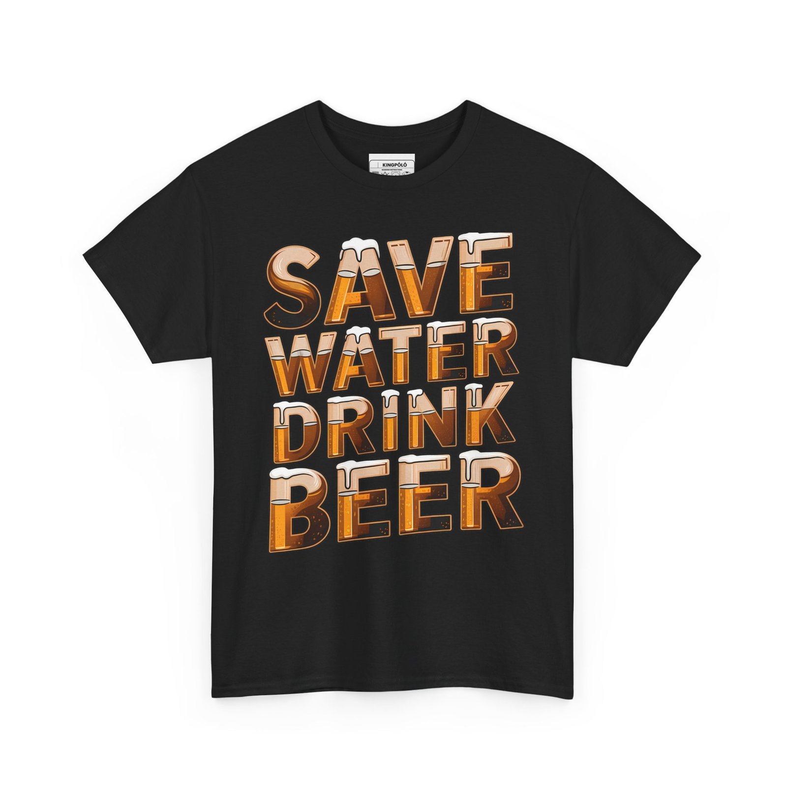 Save Water Drink Beer Unisex Tee - Image 2