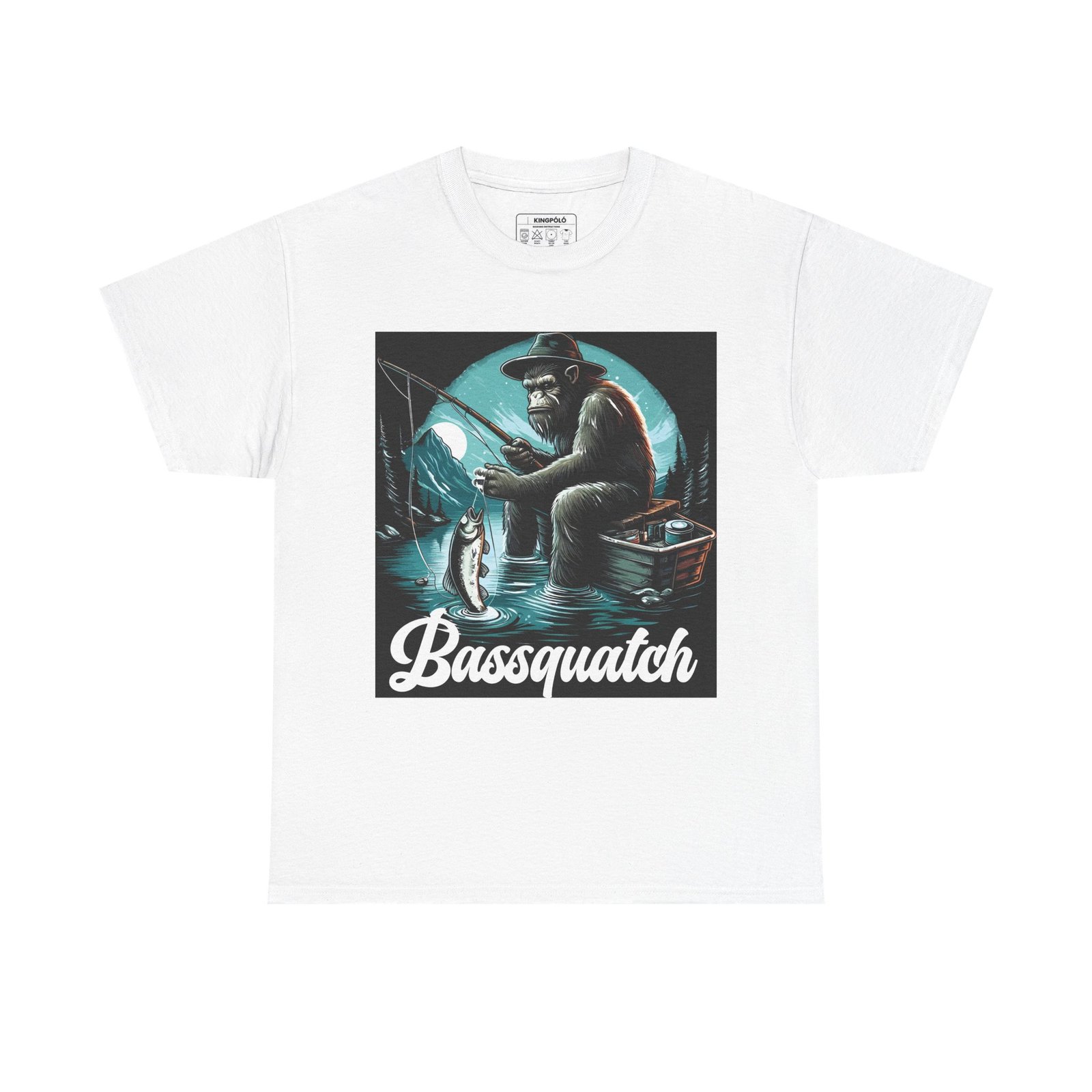 Bassquatch – Gone Fishing Legend Póló