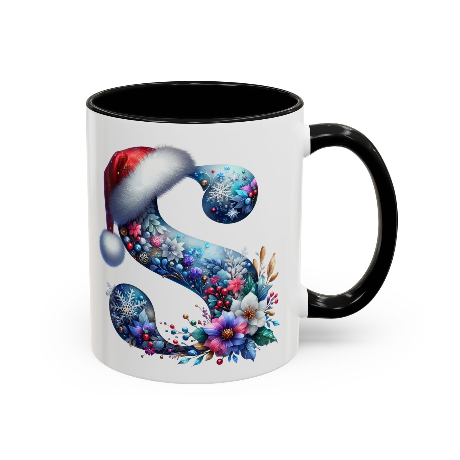 🦌 🎄 Karácsonyi Bögre – S betű | Téli Kollekció - Image 3