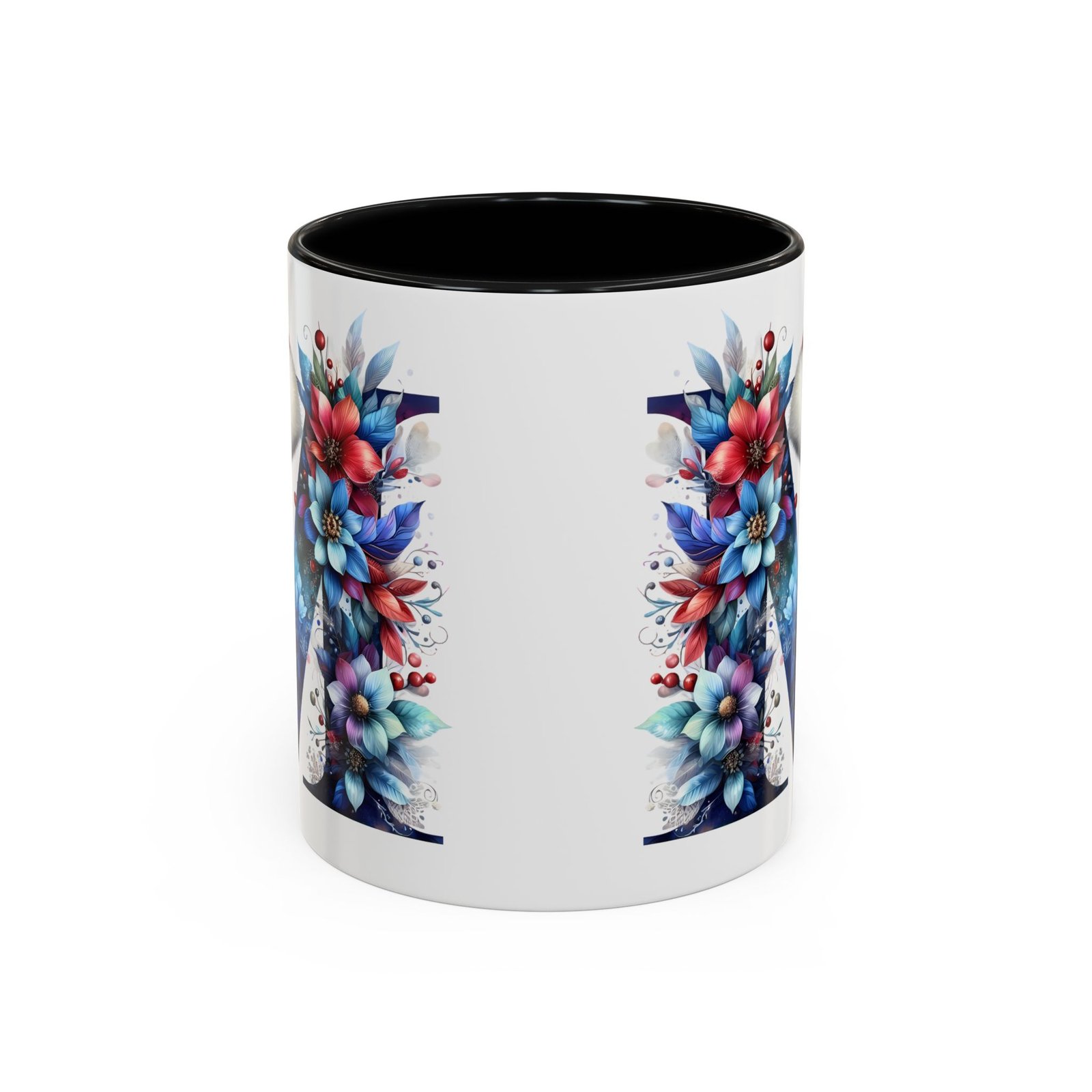 🦌 🎄 Karácsonyi Bögre – M betű | Téli Kollekció - Image 2