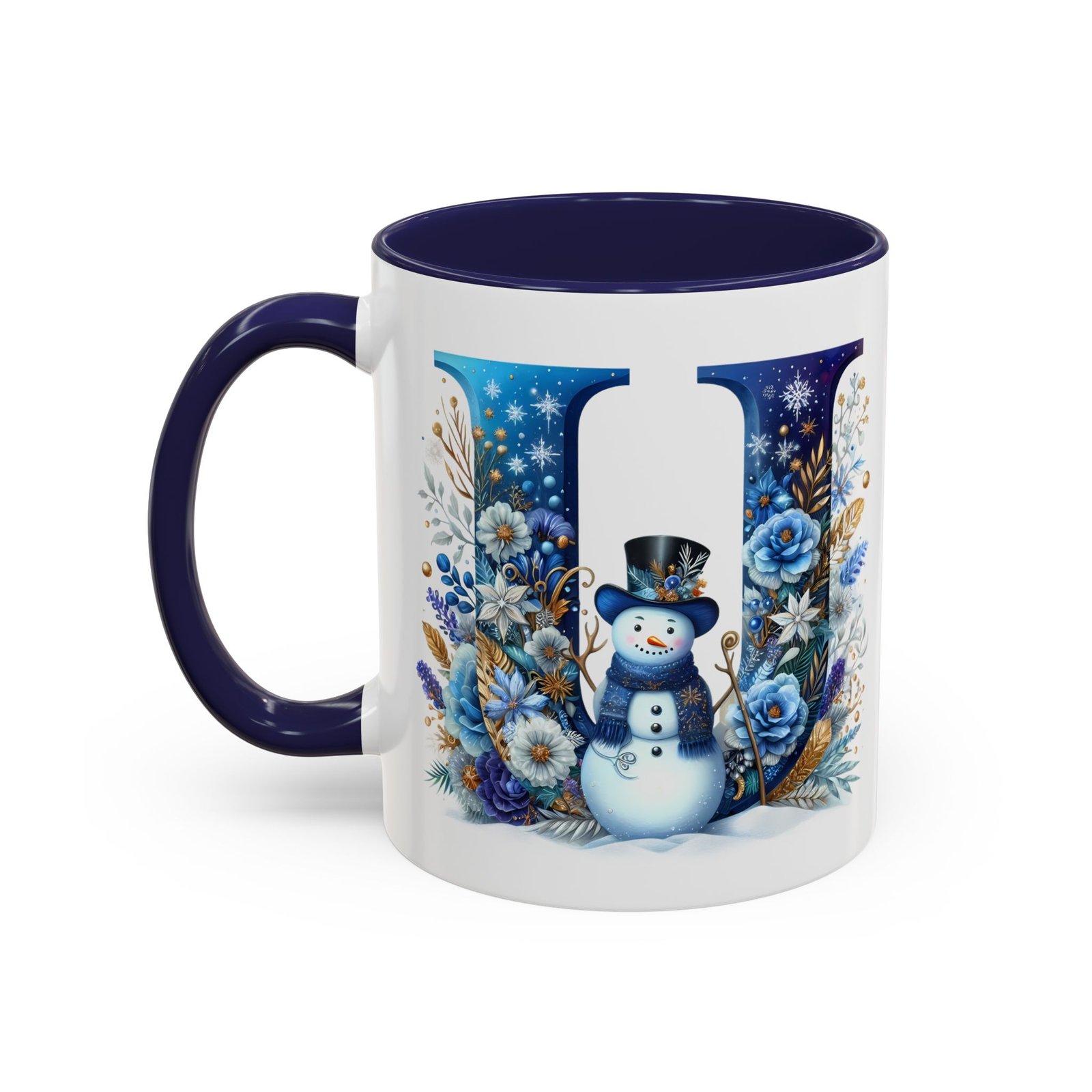 🦌 🎄 Karácsonyi Bögre – U betű | Téli Kollekció - Image 6