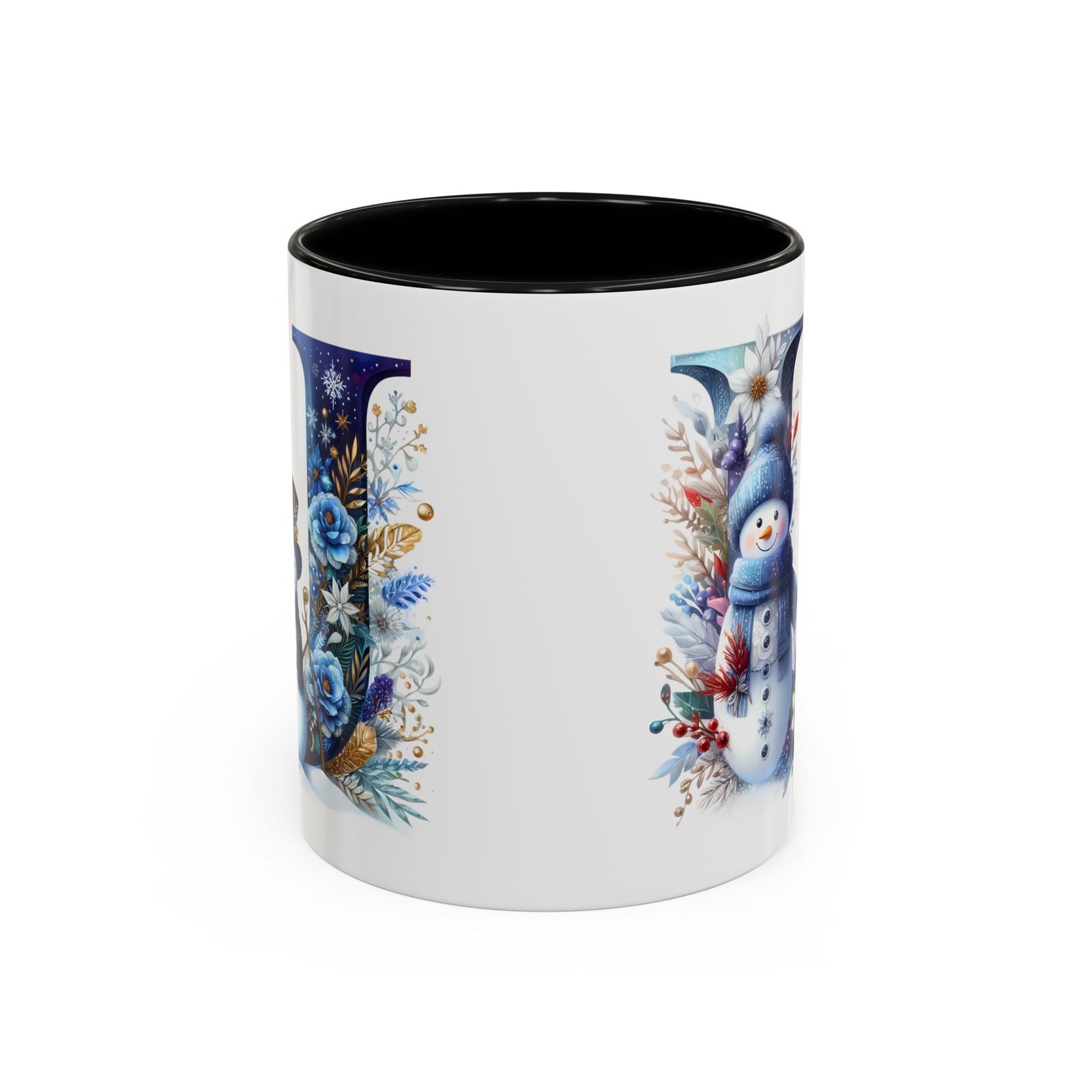 🦌 🎄 Karácsonyi Bögre – U betű | Téli Kollekció - Image 2