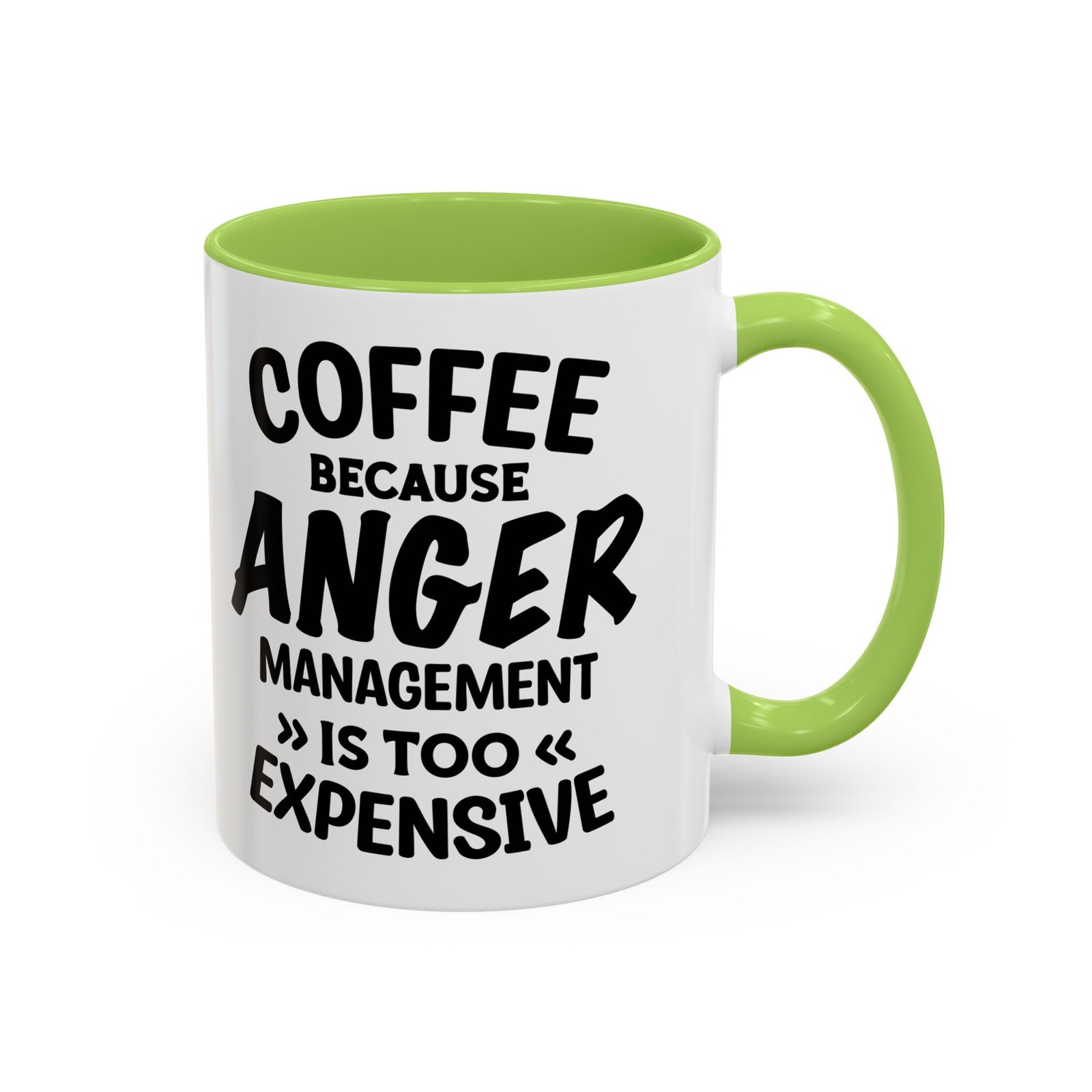 Coffee Mug – „Coffee Because Anger Management Is Too Expensive” Funny Quote Bögre - Image 14