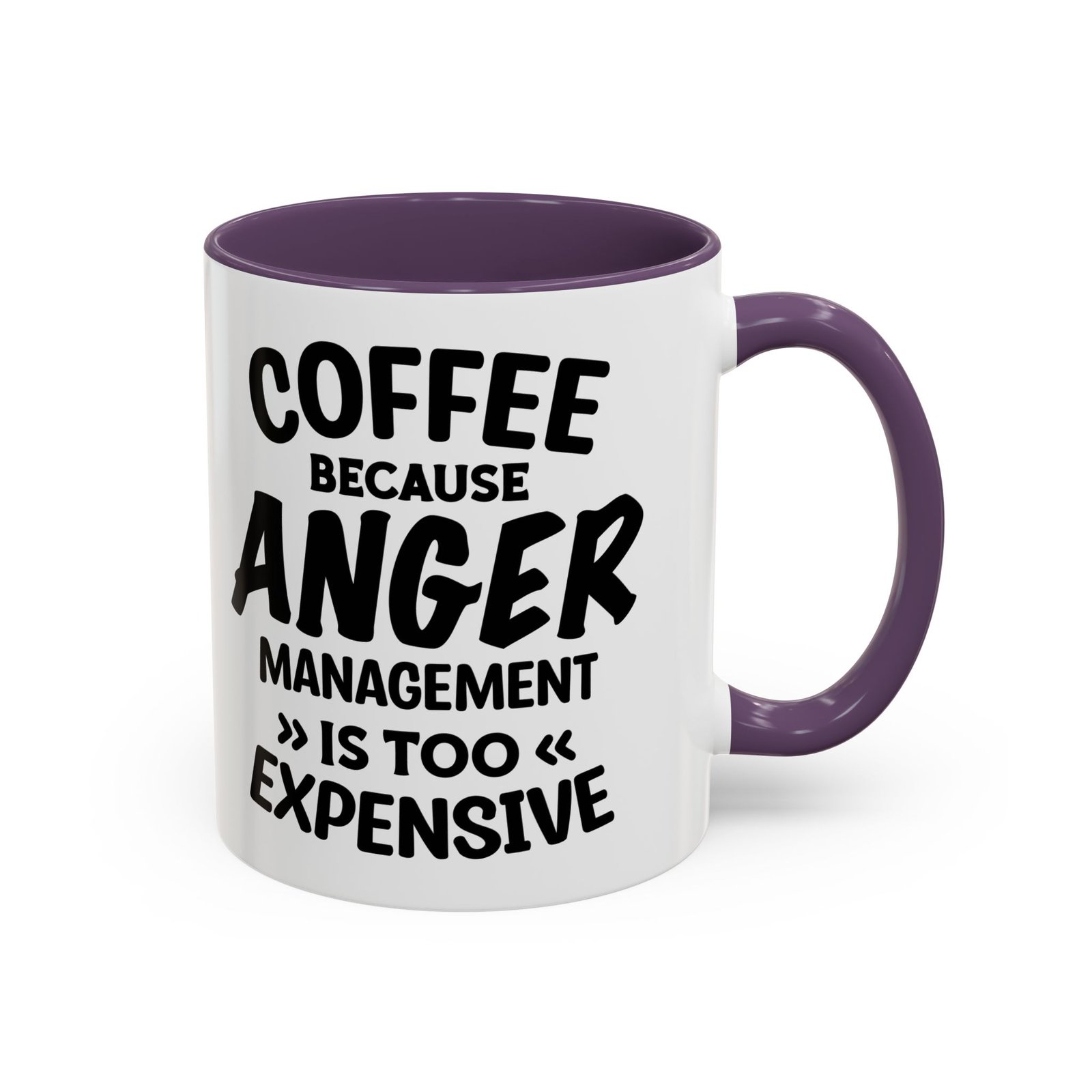 Coffee Mug – „Coffee Because Anger Management Is Too Expensive” Funny Quote Bögre - Image 10