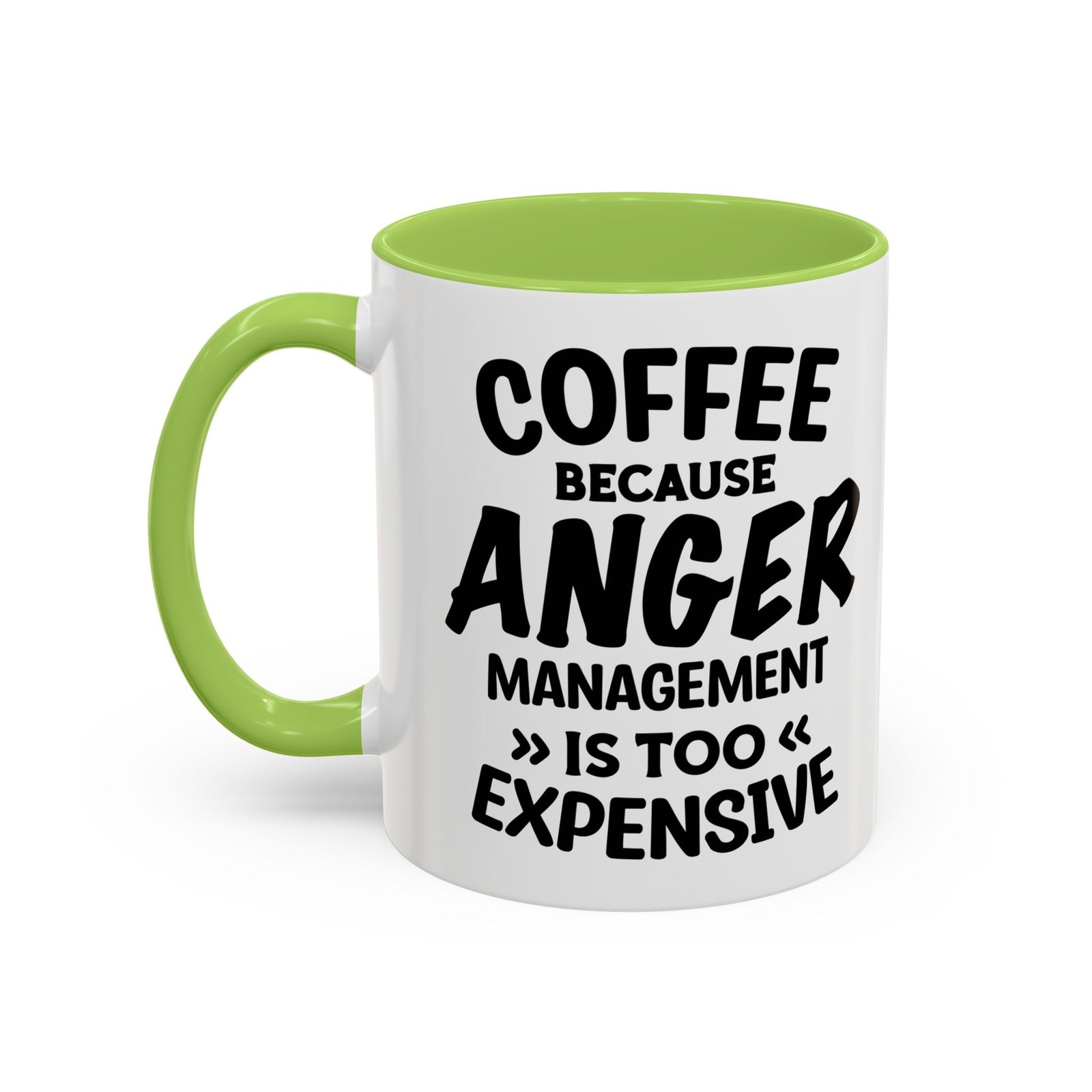 Coffee Mug – „Coffee Because Anger Management Is Too Expensive” Funny Quote Bögre - Image 15