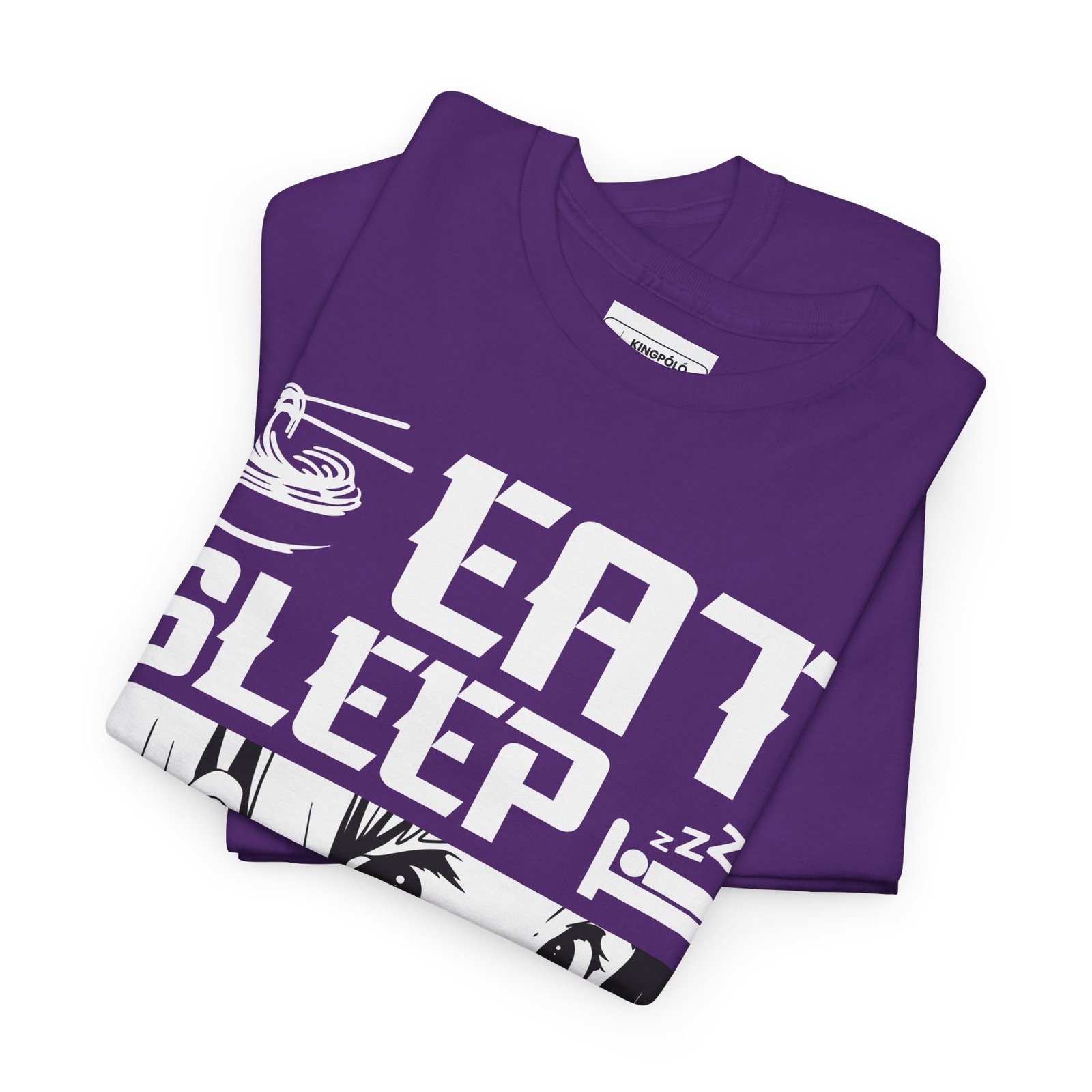 Anime T-Shirt – Eat Sleep Anime Repeat Póló | Otaku Tee by KingPolo - Image 11