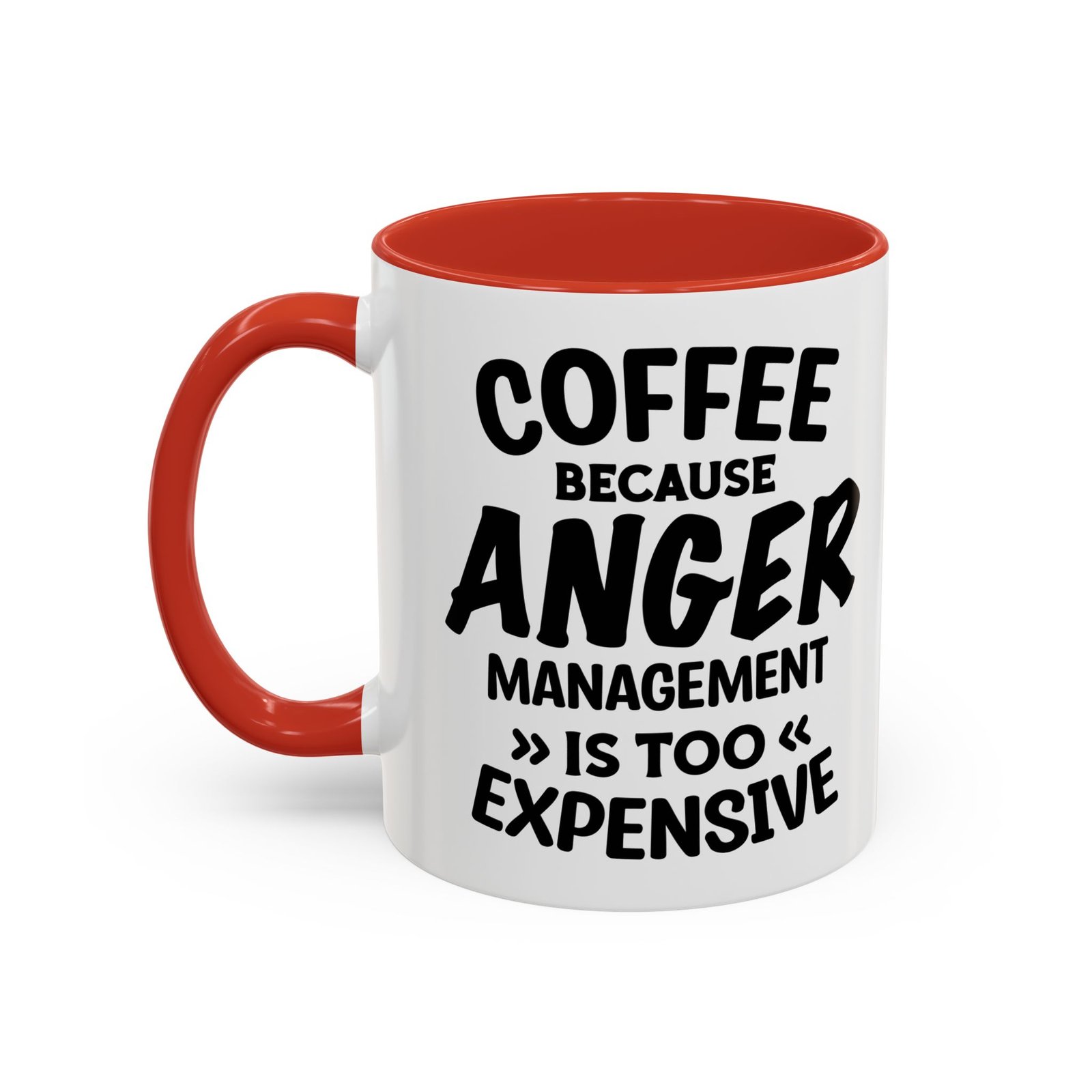 Coffee Mug – „Coffee Because Anger Management Is Too Expensive” Funny Quote Bögre - Image 9